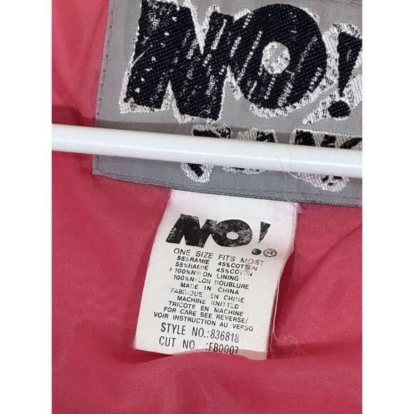 VTG NO! The Jeans Revolt One Size Embroidered Sweater Circus Dream Pink Red RARE - Picture 8 of 16
